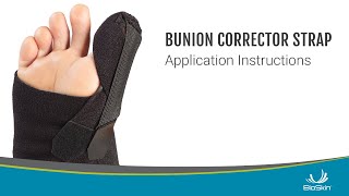 Bunion Corrector Strap Application Instructions [upl. by Friedly]