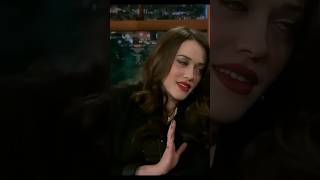 Kat Dennings does it Gingerly shorts craigferguson [upl. by Limaj976]