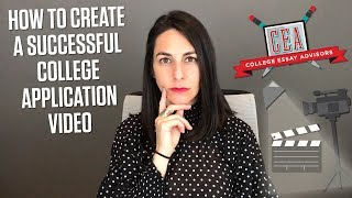 How to Create a Successful College Application Video  CEA [upl. by Marron946]