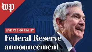 Federal Reserve Chair Jerome Powell addresses interest rates  322 FULL LIVE STREAM [upl. by Swigart]