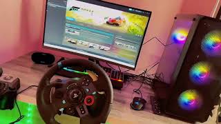 new gaming setup with logitech g29 new gaming setup with logitech g29 [upl. by Nagoh469]