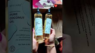 Brillare coconut oil🛢️ for strong hairampskinbrillareviralshort haircare [upl. by Diraf]