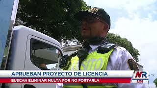 Aprueban proyecto para eliminar multa por no portar licencia de conducir en forma física [upl. by Andree]