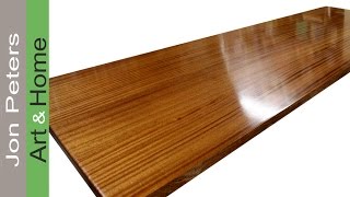 How To Finish a Wooden Countertop by Jon Peters [upl. by Laiceps]