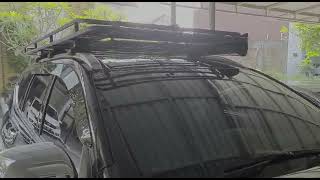 Sliding Roof Rack Mitsubishi Pajero Sun Roof [upl. by Layney]