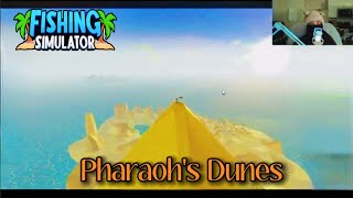 Visiting a Giant pyramid in Fishing Simulator [upl. by Clywd]