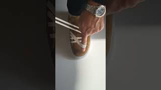 Casual shoessneakers laces tie technique clean look [upl. by Cedell]