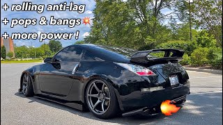 My 350z Gets A Tune CRAZY DIFFERENCE [upl. by Ranice]