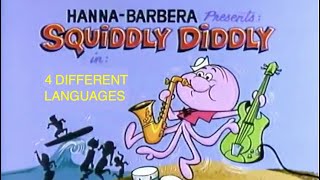 Squiddly Diddly in Four Different Languages [upl. by Annaeirb]