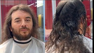 Corte de cabello para hombre TRANSFORMACIÓN 😱 cortedepelo hairstyle haircut estilo [upl. by Patnode656]