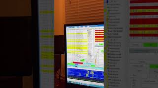 Antenna RV5HF first QSO FT8 with the USA Первое включение и сразу на штаты  hamradio [upl. by Aimik]