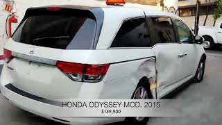 AutoComercia HONDA ODYSSEY 2015 Autos Accidentados [upl. by Vinay]