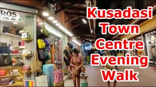 Kusadasi Town Centre Evening Walk  A Different Vibe  6 August 2023 [upl. by Lynnett]