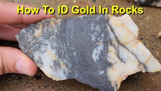 How To Identify Gold In Rocks [upl. by Ittam]