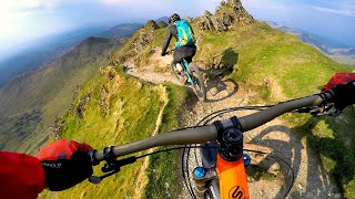 What are we getting into  Mountain Biking Snowdon [upl. by Biddick]