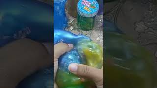 Mezclando Slime con brillos de colores 🌈🌈✨✨ slime satisfying [upl. by Rosinski]