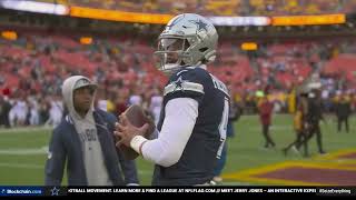 That Concludes the Regular Season Dak Prescott Shines Against The Commanders DallasCowboys [upl. by Rogers473]