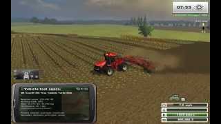 Farming Simulator Saturday More Realistic Case IH Corn Harvest [upl. by Licastro234]