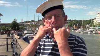 Don the Whistler at Bristols Harbourfest [upl. by Nimzaj]