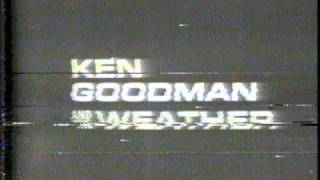 Ken Goodman and the Weather KYW TV Cleveland OH [upl. by Hayidah]