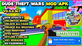 Dude Theft Wars Mod Apk v0909c8 Latest Version 2024  Unlimited Money amp Unlock All [upl. by Sharla]