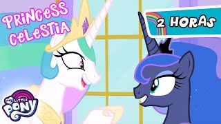 My Little Pony en español 🦄 Episodios  Episodios de la Princesa Celestia  2 horas  FiM [upl. by Jourdain122]