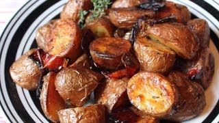 Roasted Red Potatoes  Simple Yet Awesome Roasted Potato Side Dish [upl. by Trilly]