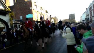 Albrighton hunt 2013 boxing day Newport Shropshire [upl. by Everick]