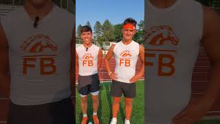 Claymont duo Drew Fox and Nolan McMorrow talk during Walsh College 7 on 7 [upl. by Sirrah]