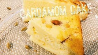 Cardamom Cake  Simple amp Easy Cake Tasty Nibbles [upl. by Ainatit]