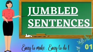 JUMBLED SENTENCES  PART  1  CLASSES 6th amp 7th [upl. by Eednahs]