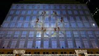 2013 Saks Fifth Avenue Holiday 3D Light Show [upl. by Steve]