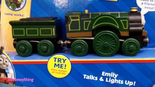 Thomas amp Friends Talking Emily amp Charlie Wooden Railway [upl. by Marguerie]