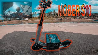 MOBER S10  ELECTRIC KICK SCOOTER  TEST DRIVE  KYT  ELMERIDES [upl. by Sel]