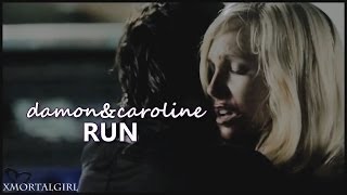 Damon and Caroline  Run 4x19 [upl. by Llerehs203]