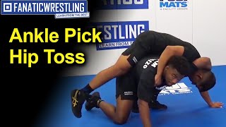 Ankle Pick Hip Toss  Wrestling Training by Frank Chamizo [upl. by Renita408]