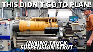 This Job DIDN’T Go As Planned  CAT 777 Suspension Strut Repair [upl. by Enybor630]