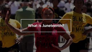 What is Juneteenth Americas newest federal holiday  REUTERS [upl. by Oelgnaed]