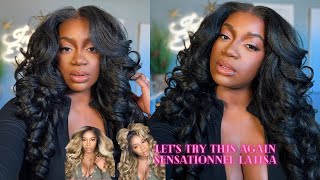 Lets Run This Back Sensationnel HD Lace Front Wig Cloud 9 What Lace Swiss Lace Latisha [upl. by Aicened]