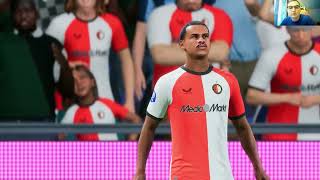 Feyenoord  Fortuna My reactions and comments gameplay EA Sports FC 25 [upl. by Yrahcaz632]