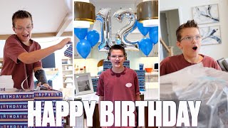 HAPPY BIRTHDAY BREXSEN BINGHAM  BROKEN ARM BRACES BIRTHDAY BOY IN BLUE [upl. by Adni]