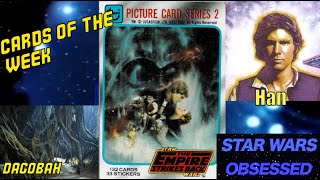 The Empire Strikes Back Vintage Cards of the Week Series 2 175 Dagobah amp 177 Han starwars [upl. by Ellerrad999]