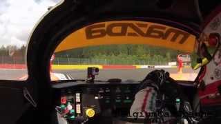 Mazda 767B Start up flames Onboard Loud Rotary Sounds [upl. by Anayt]