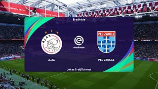 Ajax vs PEC Zwolle 05072024 Club Friendlies PES 2021 [upl. by Hannej]