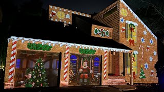 Luxedo Christmas House Projection [upl. by Lilas]