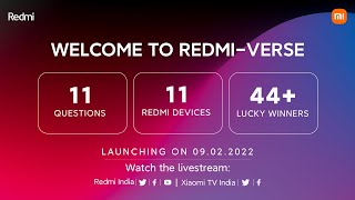 Redmi Product Launch  Redmi Note 11S  Redmi Note 11  Redmi Smart Band Pro  Redmi Smart TV X43 [upl. by Russell134]