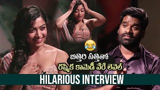 Bithiri Sathi Making Hilarious Fun with Rashmika Mandanna  Sita Ramam  Manastars [upl. by Conard731]