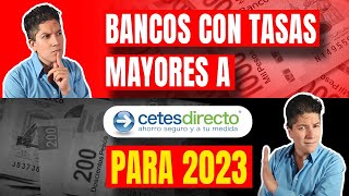 CETES vs invertir en bancos ¿Cuál tiene MEJOR tasa [upl. by Droflim]