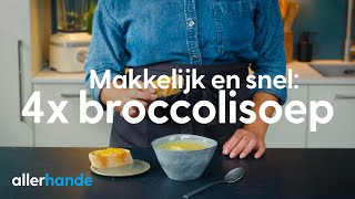 Broccolisoep maken kies jij spekjes kaas of vegan  Soep  Allerhande [upl. by Mari]