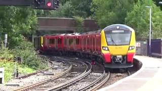 The SWT Class 707s first day in passenger service [upl. by Groscr]